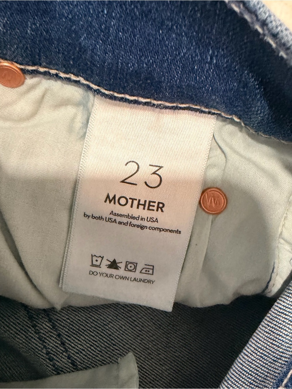 Mother Mid Rise Dazzler Ankle Wish On A Star Jeans Size 23 - Picture 8 of 11